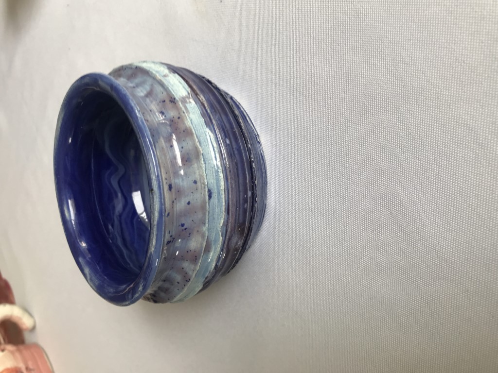 Banded Indigo Bowl